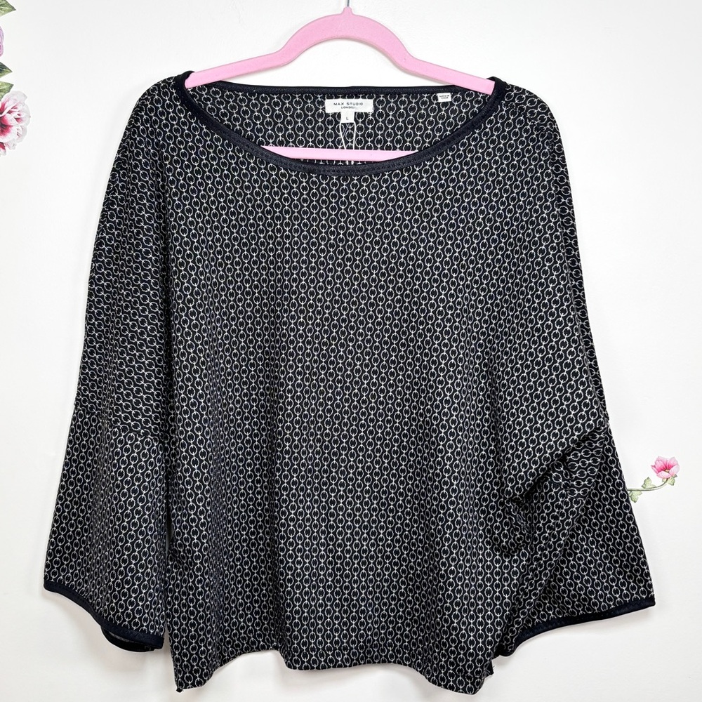 NWT Max Studio London Blouse Large